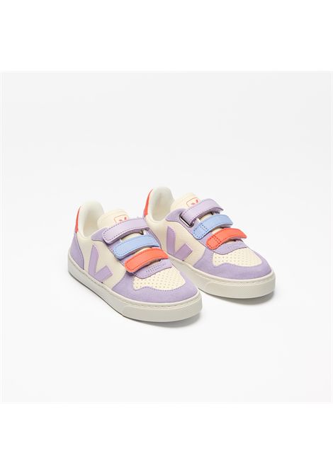 Sneakers con logo VEJA | CV0520614CCASHEW MULTICOLR ORCHID